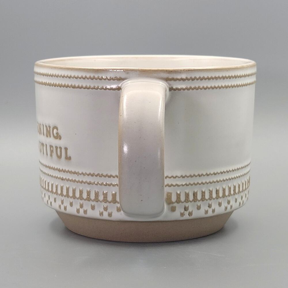 Hearth and Hand with Magnolia Stoneware MORNING BEAUTIFUL Coffee Mug Farmhouse - Picture 5 of 10